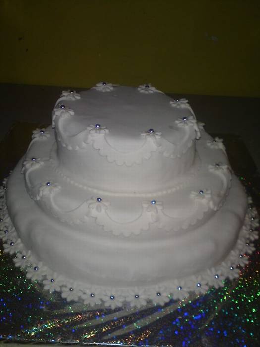 עוגת חתונה אלגנטית 3 קומות