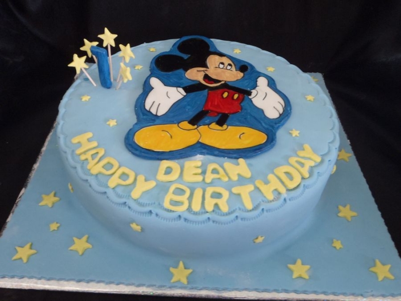 עוגת יום הולדת גיל שנה מיקי מאוס