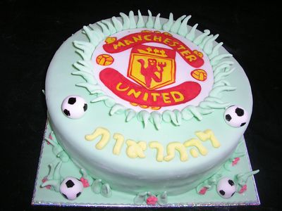 עוגת יום הולדת כדורגל MANCHESTER UNITED
