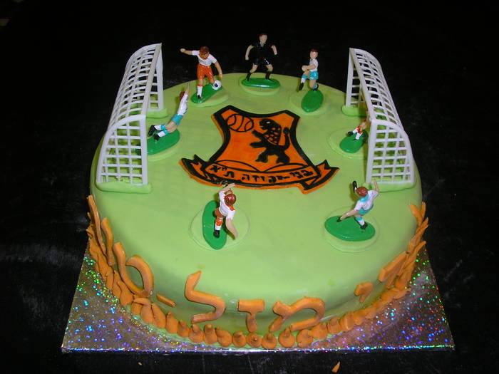 עוגת יום הולדת כדורגל בני יהודה תל אביב