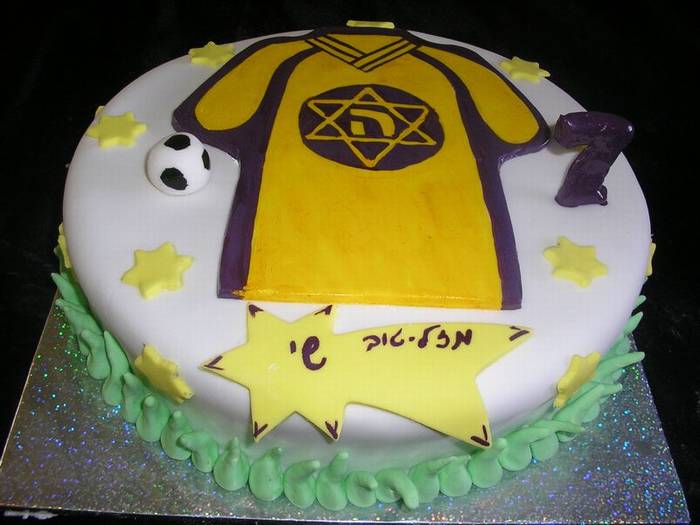 עוגת יום הולדת כדורגל בנים הכוח רמת עמידר