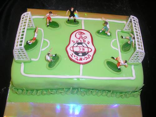 עוגת יום הולדת כדורגל הפועל תל אביב