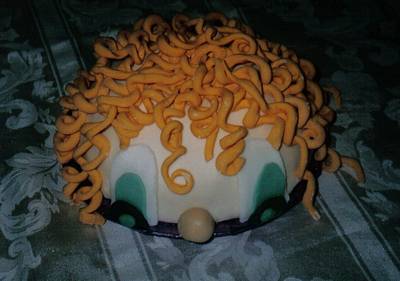 עוגת יום הולדת לבנים חצי ראש