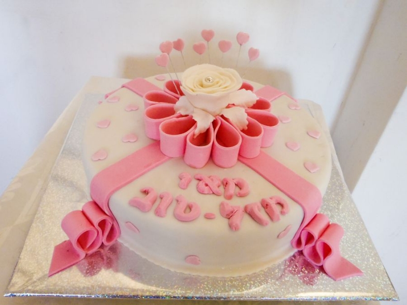 עוגת יום הולדת לבת מתנה ספירלה