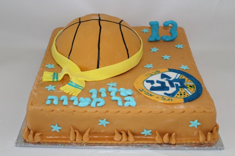 עוגת יום הולדת מכבי תל אביב כדורסל