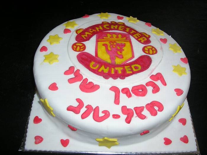 עוגת יום הולדת מנגסטר יוניטד כדורגל